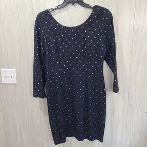 Vintage Michael B Ltd Petites Black Gold Style 643-D Size 12 USA